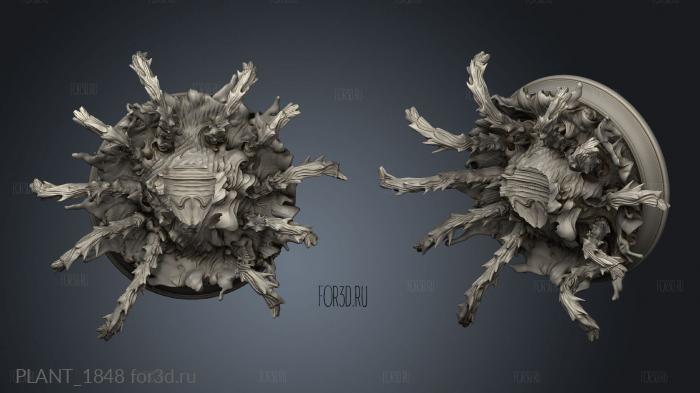 PLANT_1848 stl model for CNC