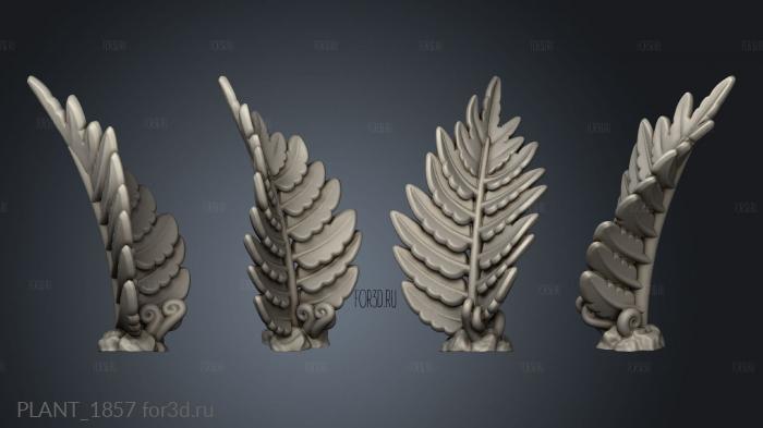 PLANT_1857 stl model for CNC