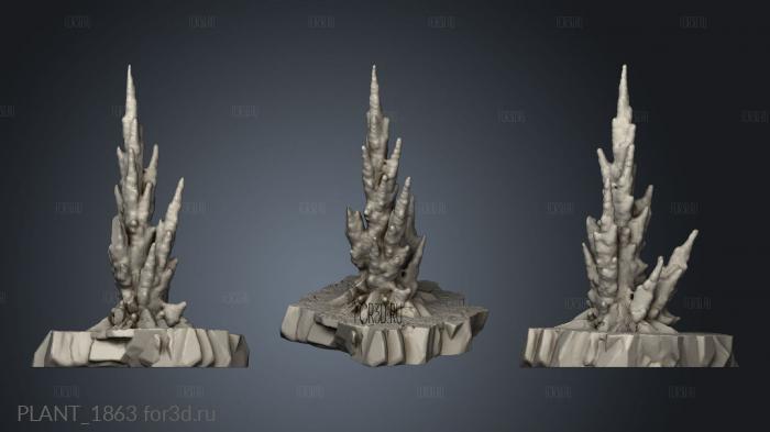 PLANT_1863 3d stl модель для ЧПУ