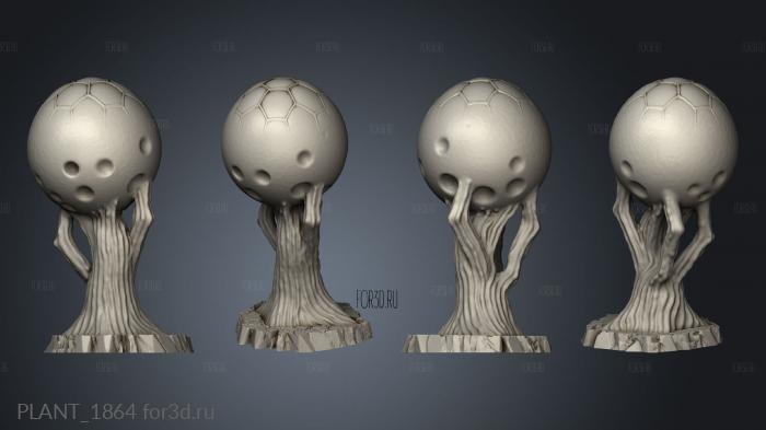 PLANT_1864 stl model for CNC