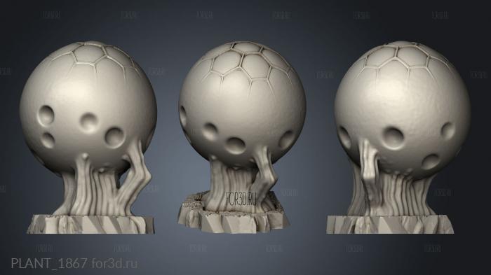 PLANT_1867 stl model for CNC