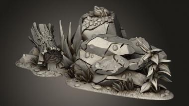 Лягушка из Лесных Скал 3d stl модель для ЧПУ