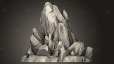 Грот Гоблинов Хрустальное Скопление 3d stl модель для ЧПУ