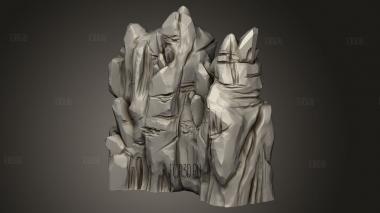 Хрустальные стены Грота Гоблинов 3d stl модель для ЧПУ