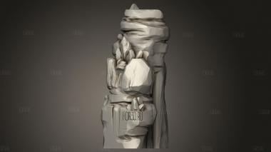 Хрустальные стены Грота Гоблинов 3d stl модель для ЧПУ