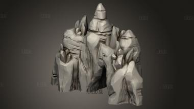 Хрустальные стены Грота Гоблинов 3d stl модель для ЧПУ