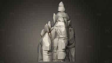 Хрустальные стены Грота Гоблинов 3d stl модель для ЧПУ