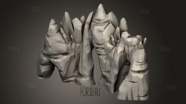 Хрустальные стены Грота Гоблинов 3d stl модель для ЧПУ