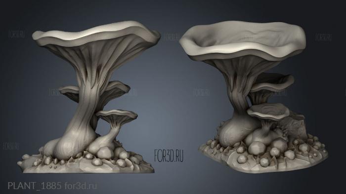 PLANT_1885 stl model for CNC