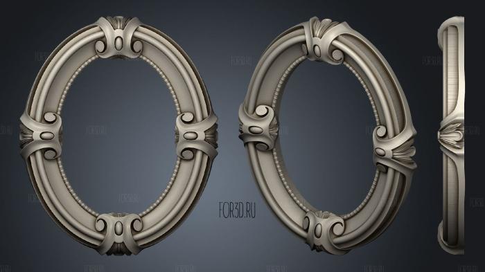 Socket on the mirror frame 3d stl for CNC