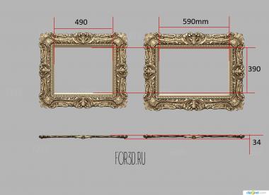 Рамы 3d stl модель для ЧПУ