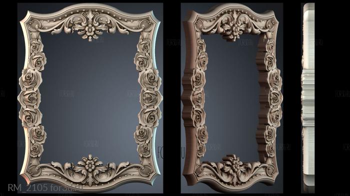 RM_2105 3d stl for CNC