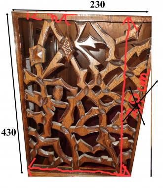 Прорезная решетка 2 3d stl модель для ЧПУ