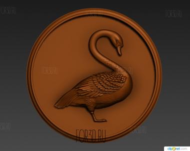 Гусь розетка 3d stl модель для ЧПУ