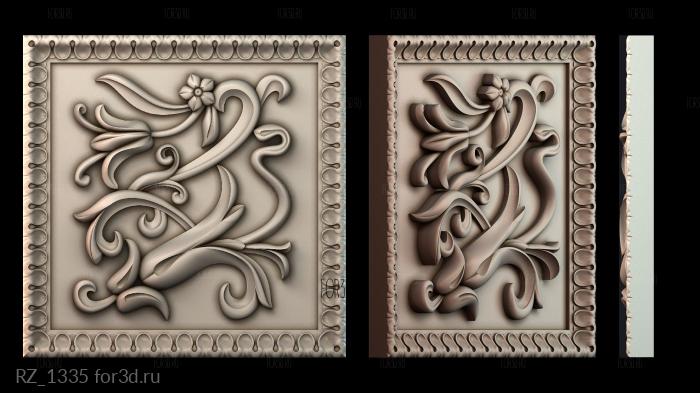 RZ_1335 3d stl for CNC