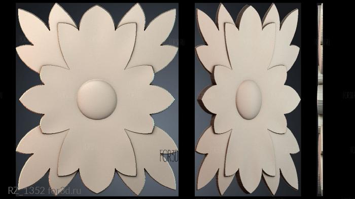 RZ_1352 3d stl модель для ЧПУ