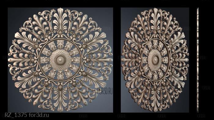 RZ_1375 3d stl for CNC