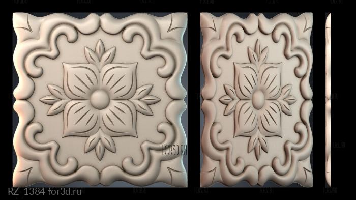 RZ_1384 3d stl модель для ЧПУ