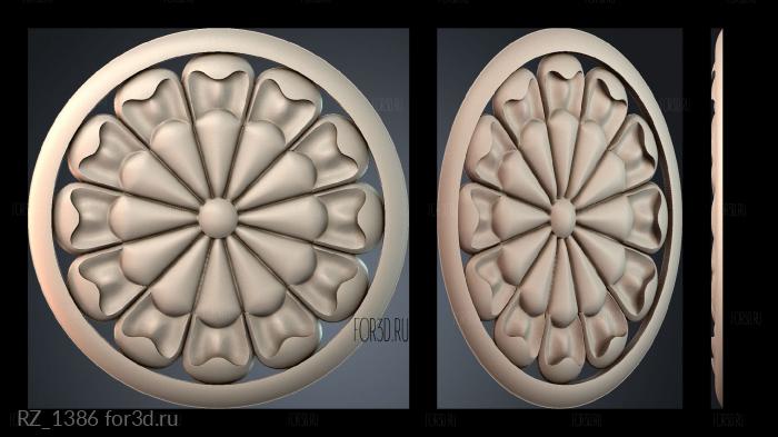 RZ_1386 3d stl модель для ЧПУ