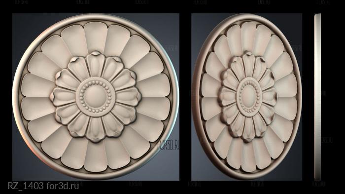 RZ_1403 3d stl for CNC