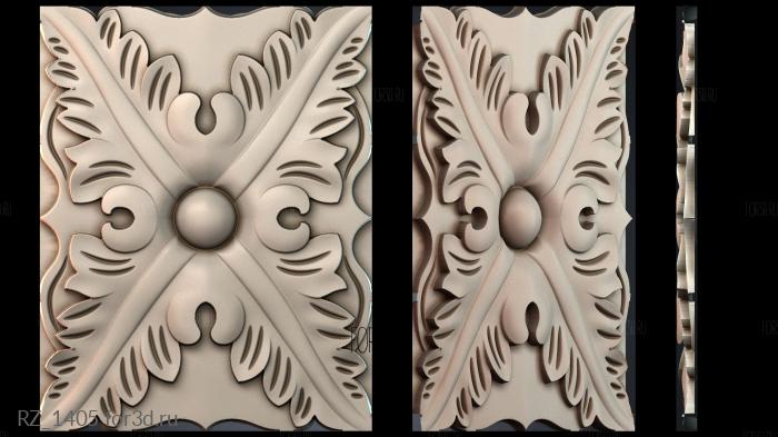 RZ_1405 3d stl for CNC