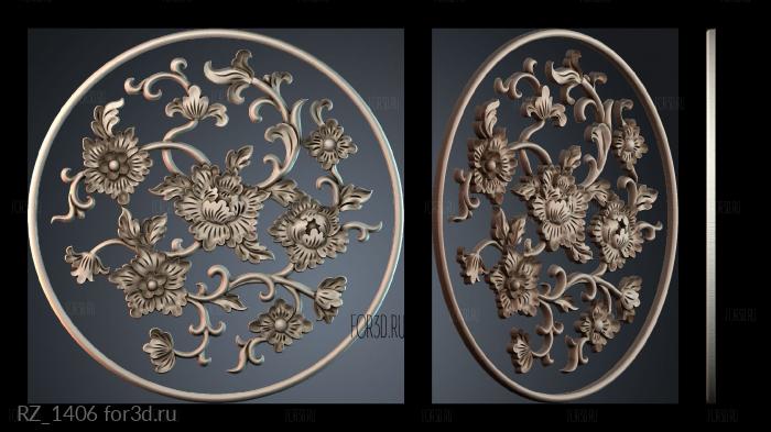 RZ_1406 3d stl for CNC