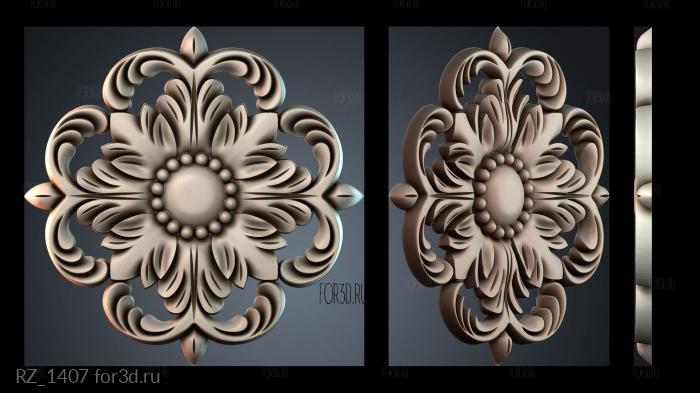 RZ_1407 3d stl модель для ЧПУ