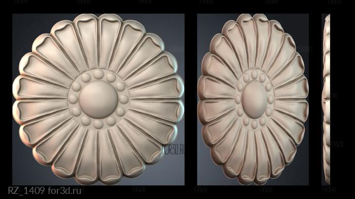 RZ_1409 3d stl модель для ЧПУ