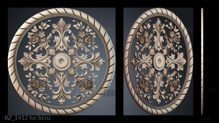 RZ_1412 3d stl for CNC