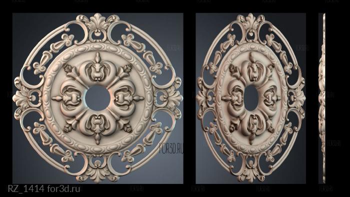 RZ_1414 3d stl for CNC