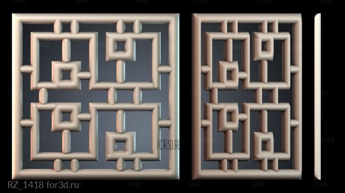 RZ_1418 3d stl for CNC