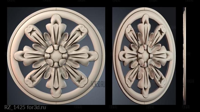 RZ_1425 3d stl for CNC