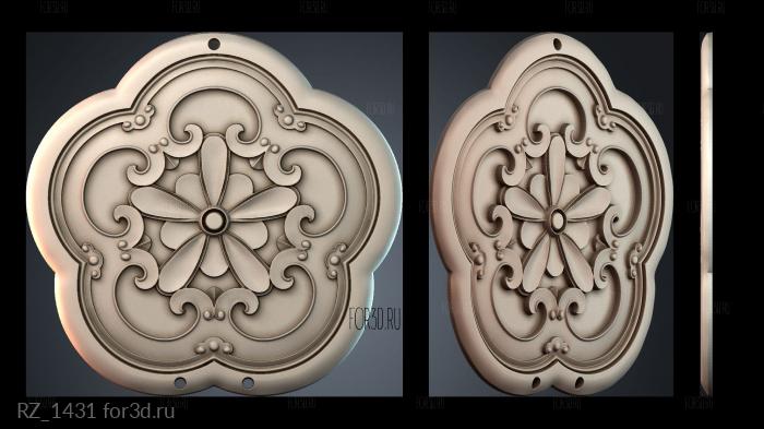 RZ_1431 3d stl модель для ЧПУ