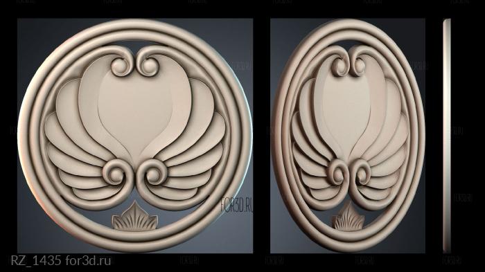 RZ_1435 3d stl модель для ЧПУ