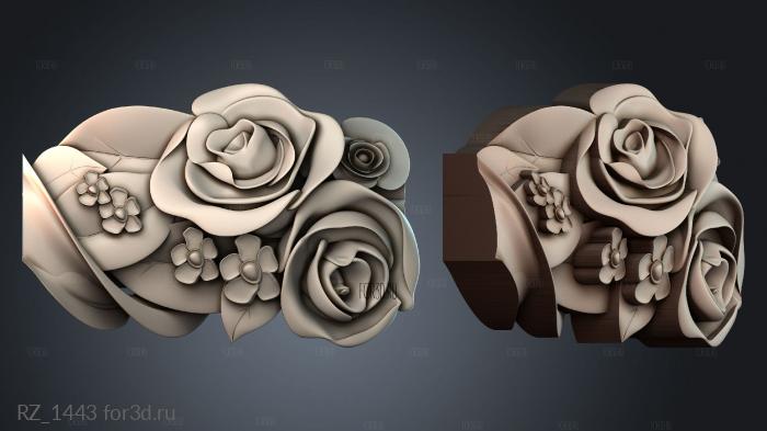 RZ_1443 3d stl for CNC