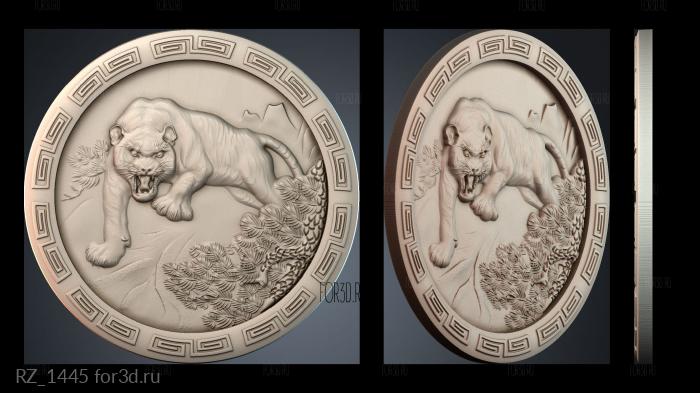 RZ_1445 3d stl for CNC