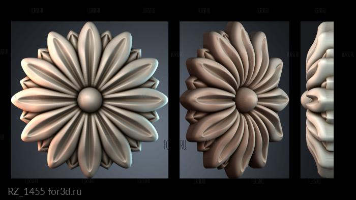 RZ_1455 3d stl for CNC