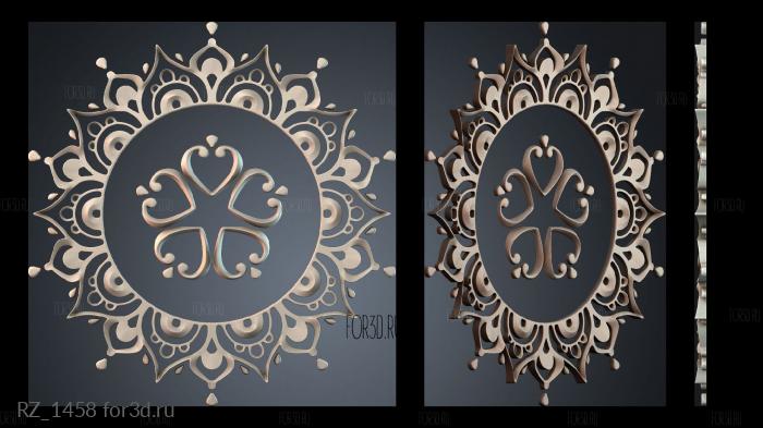 RZ_1458 3d stl for CNC