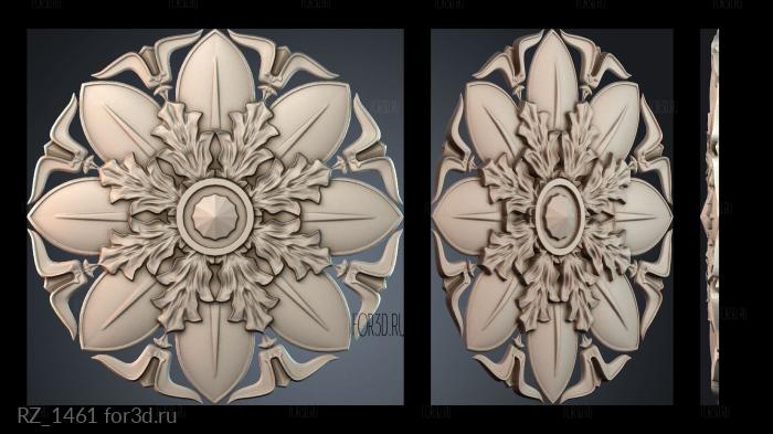 RZ_1461 3d stl for CNC