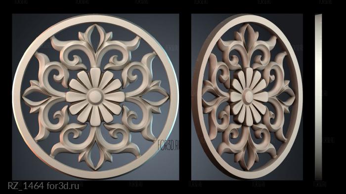 RZ_1464 3d stl for CNC