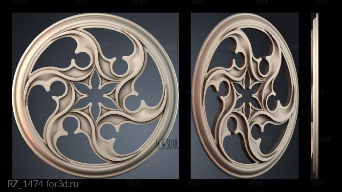 RZ_1474 3d stl модель для ЧПУ