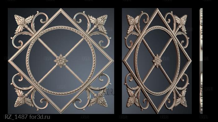 RZ_1487 3d stl модель для ЧПУ