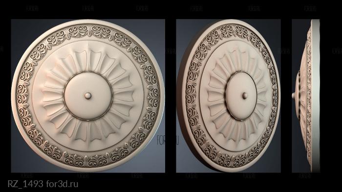 RZ_1493 3d stl модель для ЧПУ