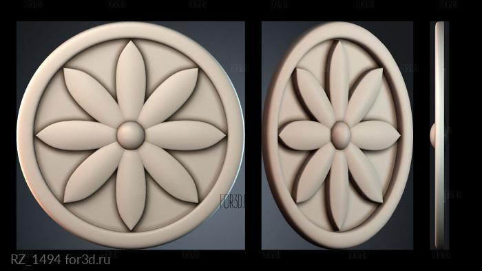 RZ_1494 3d stl for CNC