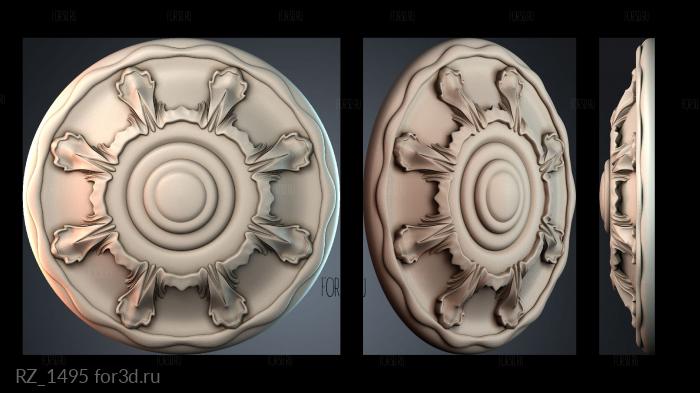 RZ_1495 3d stl модель для ЧПУ
