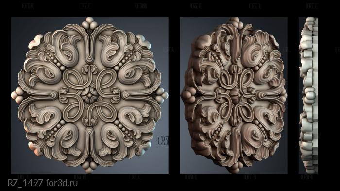 RZ_1497 3d stl for CNC