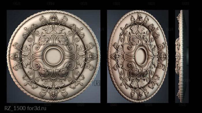 RZ_1500 3d stl for CNC