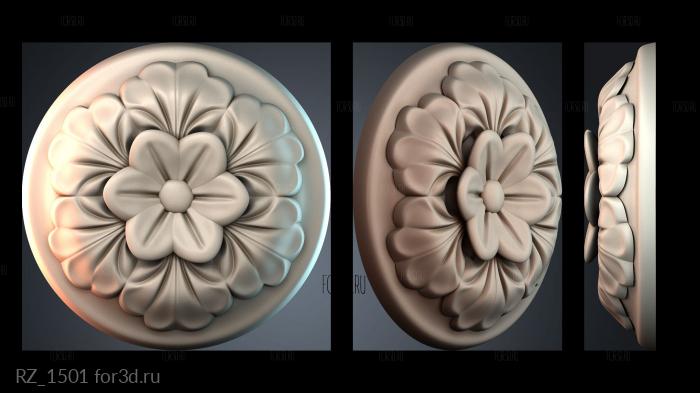 RZ_1501 3d stl for CNC