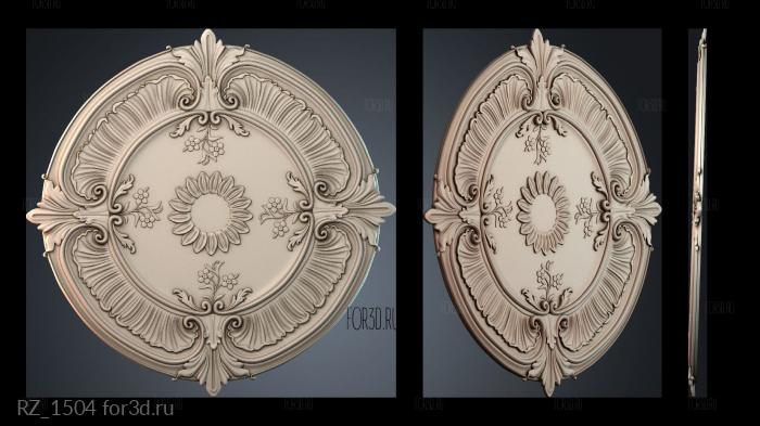 RZ_1504 3d stl for CNC