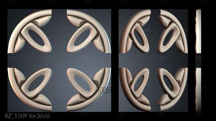 RZ_1509 3d stl for CNC